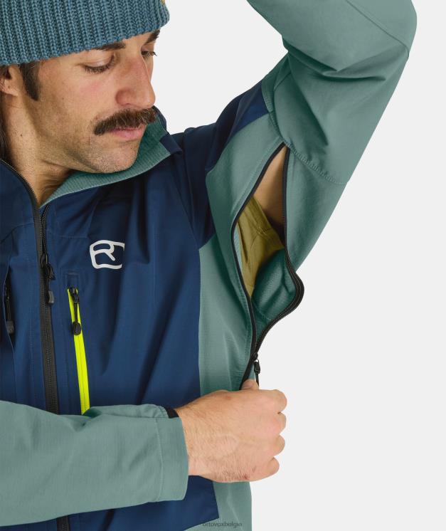 Heren diepe oceaan mesol jas ORTOVOX kleding LX0XF23