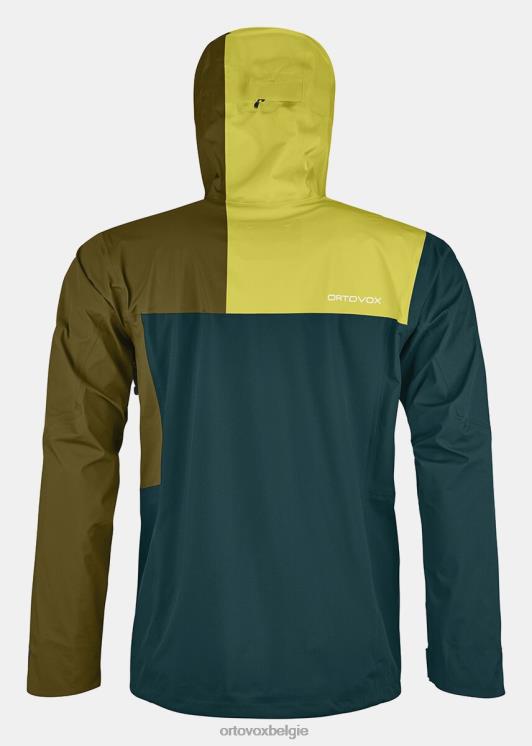 Heren donkere Stille Oceaan Ortler-jas van 3l ORTOVOX kleding LX0XF50