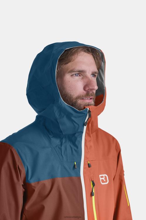 Heren donkere Stille Oceaan Ortler-jas van 3l ORTOVOX kleding LX0XF50