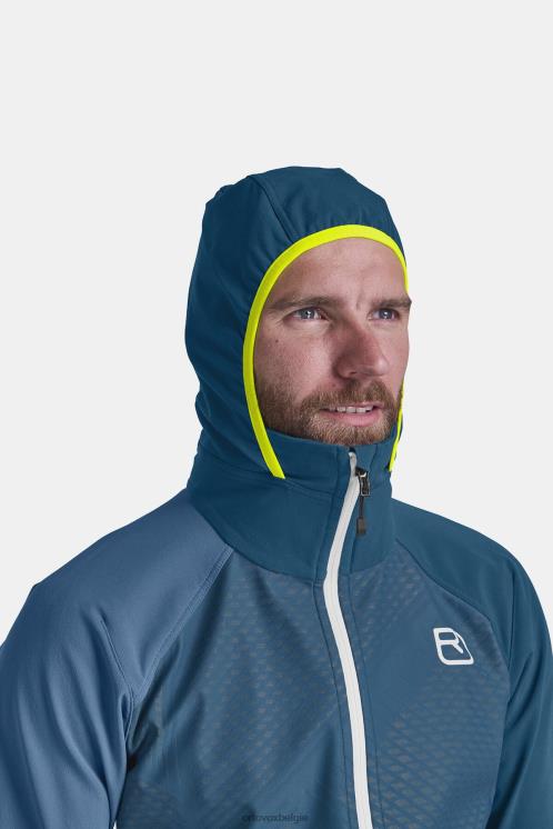 Heren donkere Stille Oceaan col becchei-jas ORTOVOX kleding LX0XF335