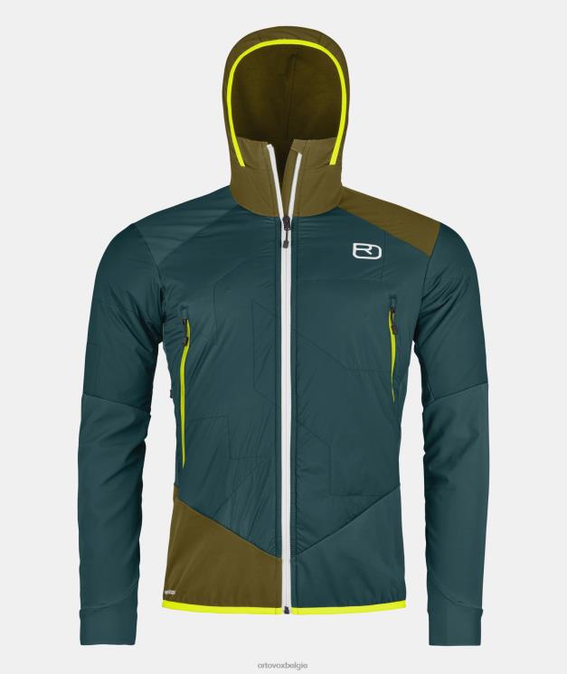 Heren donkere Stille Oceaan sw col becchei hybride jkt ORTOVOX kleding LX0XF310