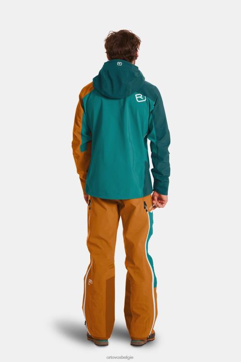 Heren erfgoed blauw westalpen 3l jas ORTOVOX kleding LX0XF434