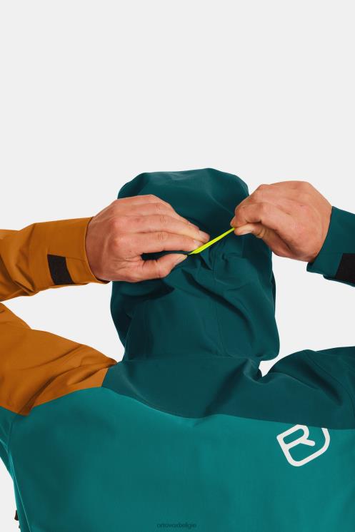 Heren erfgoed blauw westalpen 3l jas ORTOVOX kleding LX0XF434