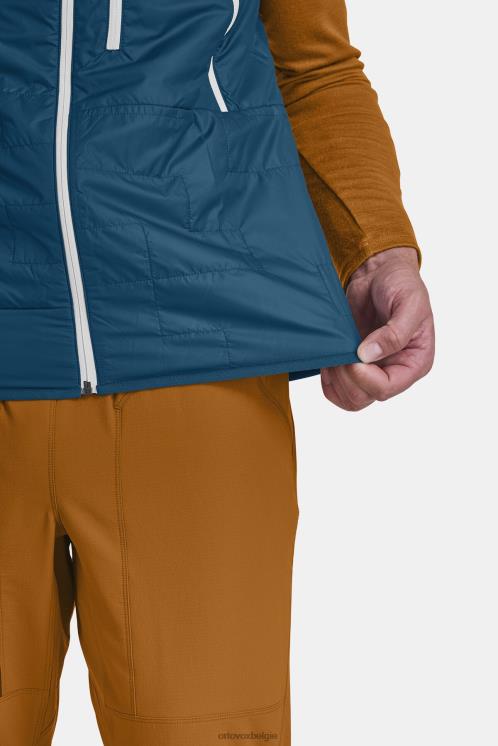 Heren groen mos Zwitsers wollen piz boe vest ORTOVOX kleding LX0XF178