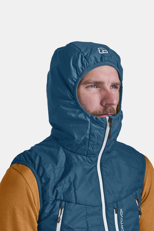 Heren groen mos Zwitsers wollen piz boe vest ORTOVOX kleding LX0XF178