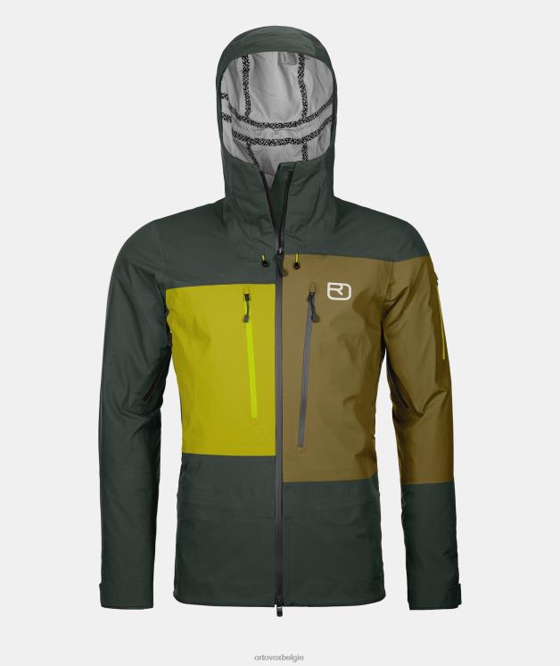 Heren groene den Diepe shell-jas van 3l ORTOVOX kleding LX0XF26