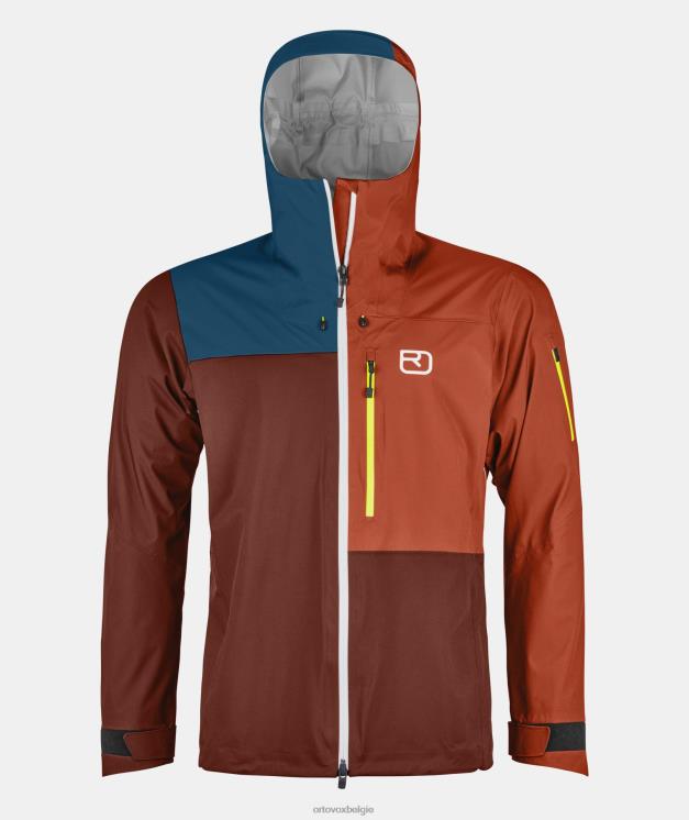 Heren klei oranje Ortler-jas van 3l ORTOVOX kleding LX0XF48