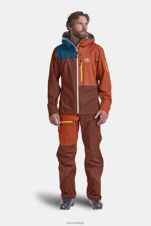 Heren klei oranje Ortler-jas van 3l ORTOVOX kleding LX0XF48