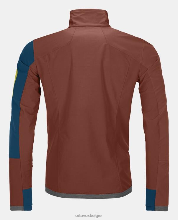 Heren klei oranje berrino-jasje ORTOVOX kleding LX0XF312