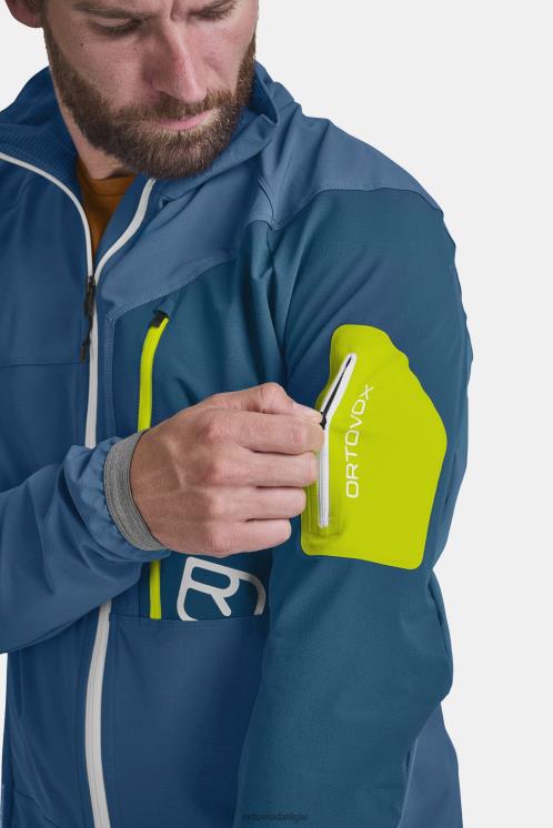 Heren klei oranje berrino-jasje ORTOVOX kleding LX0XF312