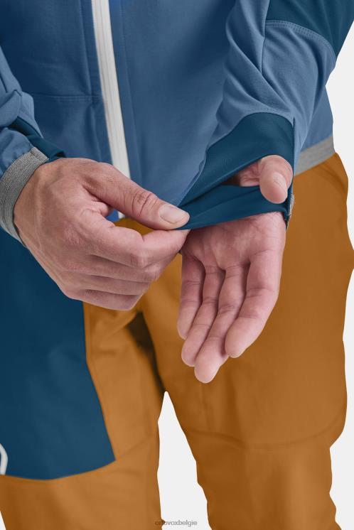 Heren klei oranje berrino-jasje ORTOVOX kleding LX0XF312