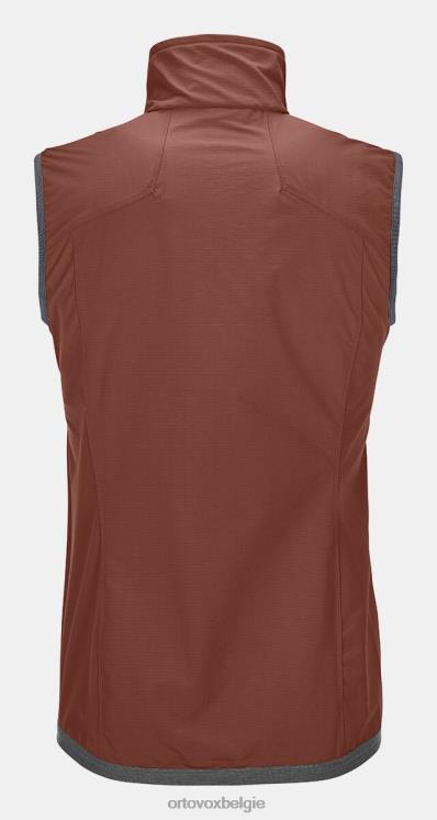 Heren klei oranje berrino-vest ORTOVOX kleding LX0XF385