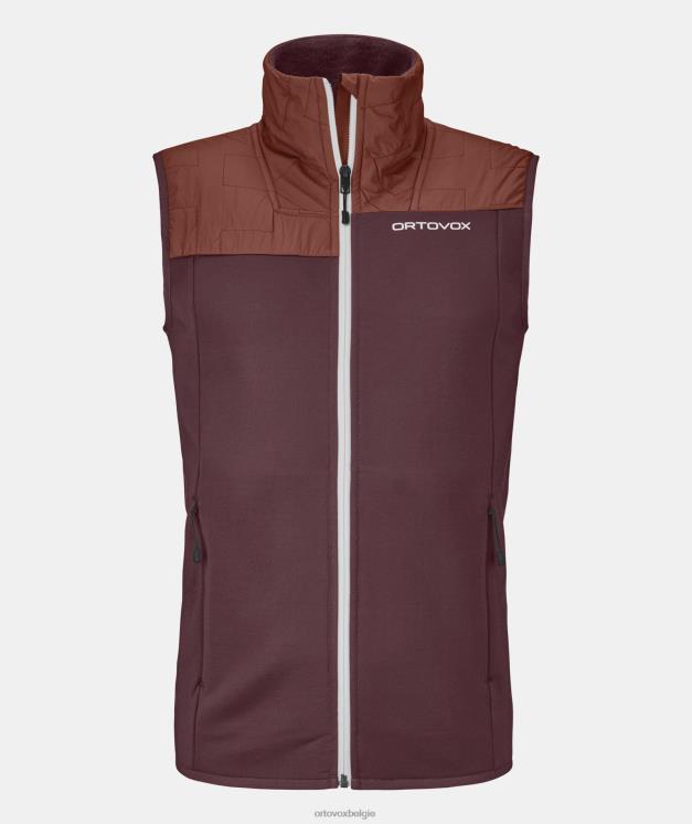 Heren wijn proeven fleece plus vest ORTOVOX kleding LX0XF436