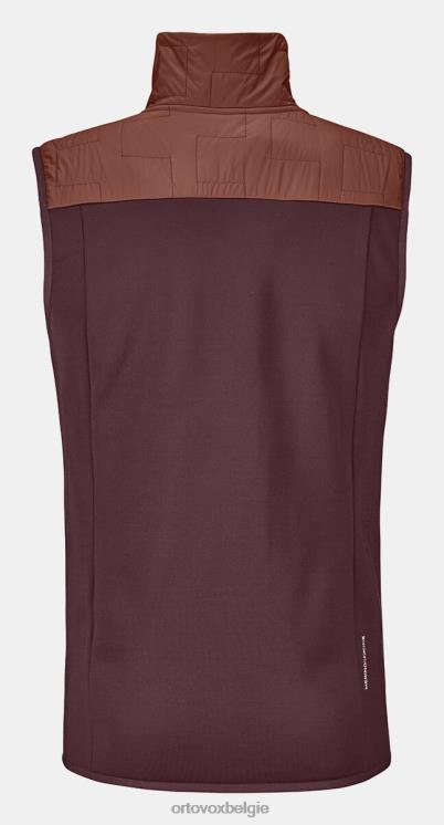 Heren wijn proeven fleece plus vest ORTOVOX kleding LX0XF436