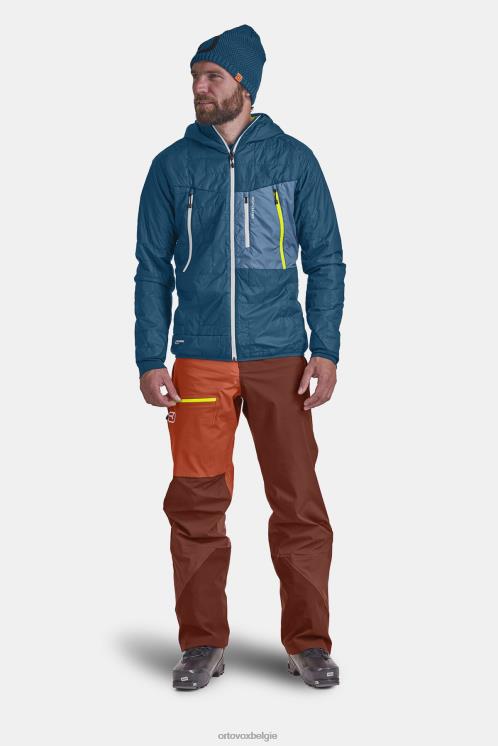 Heren zwarte raaf Zwitsers wollen piz boe jasje ORTOVOX kleding LX0XF224