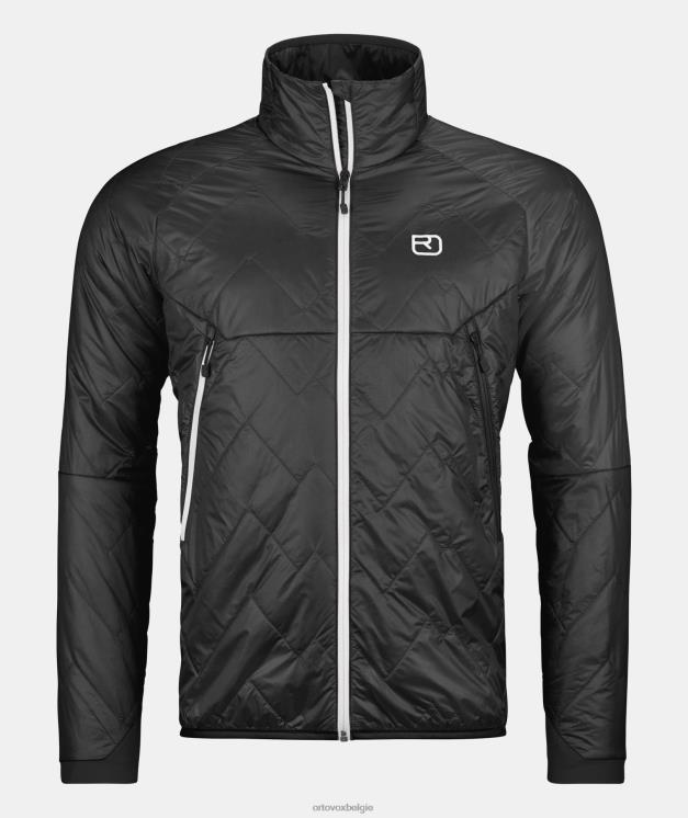 Heren zwarte raaf Zwitsers wollen piz flaconjasje ORTOVOX kleding LX0XF54