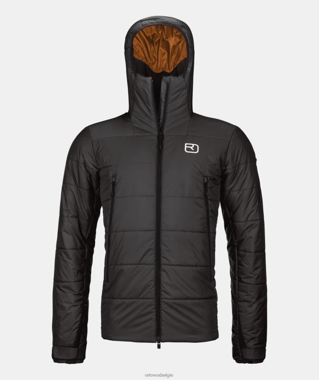 Heren zwarte raaf Zwitsers wollen zinal jasje ORTOVOX kleding LX0XF41