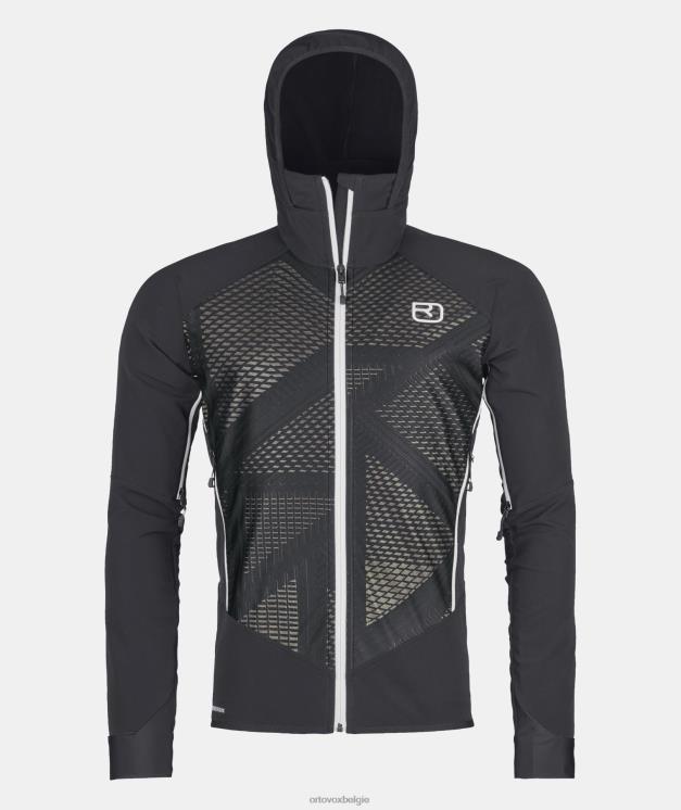 Heren zwarte raaf col becchei-jas ORTOVOX kleding LX0XF336