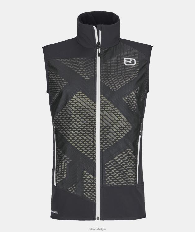 Heren zwarte raaf col becchei-vest ORTOVOX kleding LX0XF390