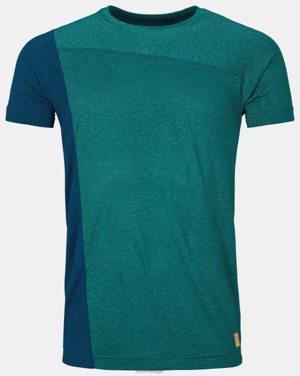 Heren Pacifische groene mix 170 coole verticale ts ORTOVOX kleding LX0XF700