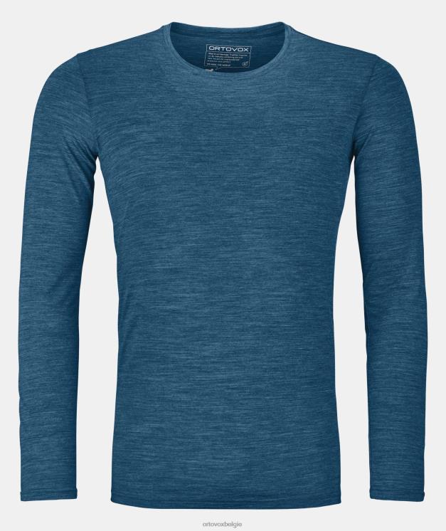 Heren Petrolblauw mengsel 150 koele, schone ls ORTOVOX kleding LX0XF288