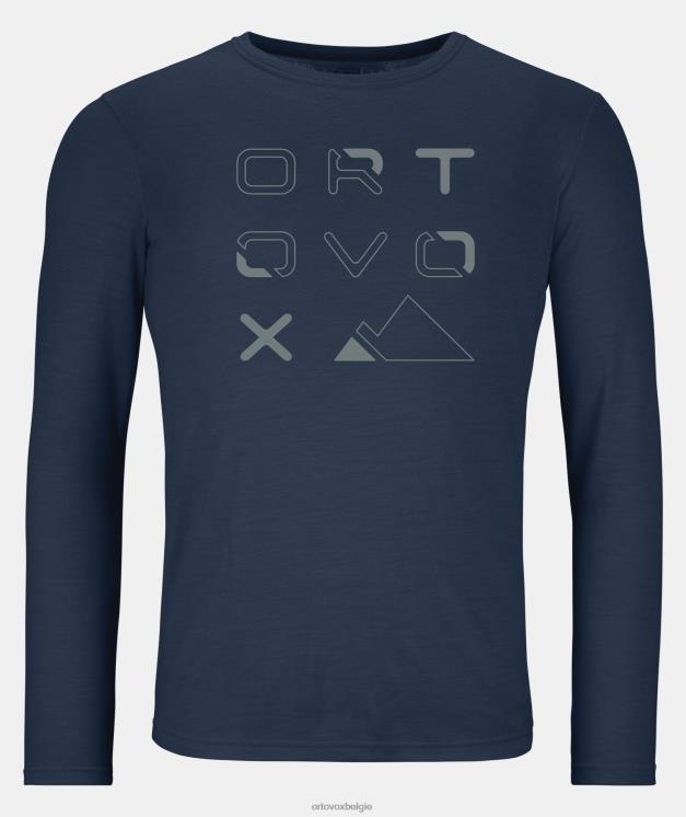 Heren diepe oceaan 185 merino merkoverzicht ls ORTOVOX kleding LX0XF268