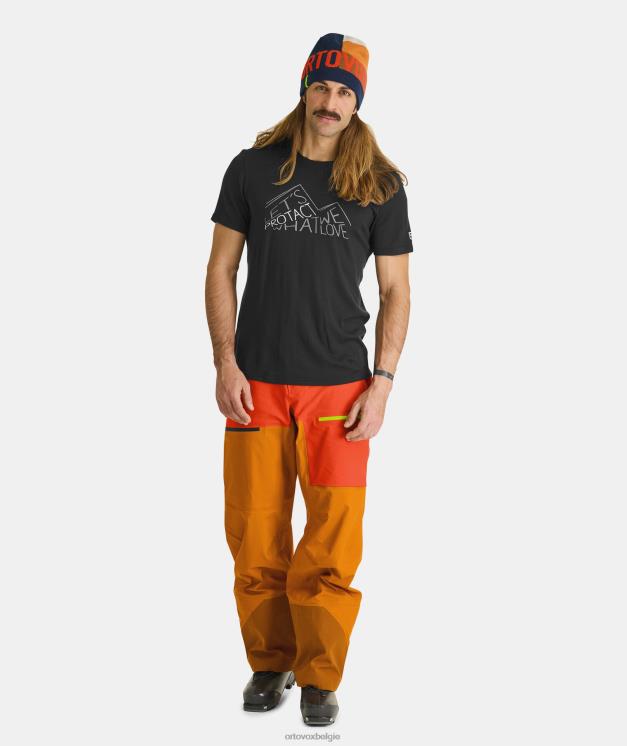 Heren diepe oceaan 185 merinobescherming ts ORTOVOX kleding LX0XF192