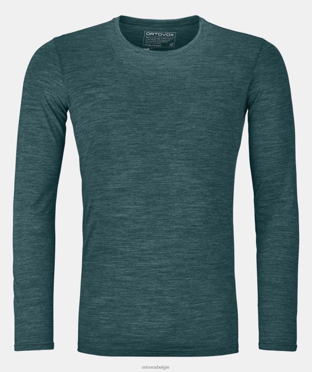 Heren donkere Pacifische mix 150 koele, schone ls ORTOVOX kleding LX0XF289