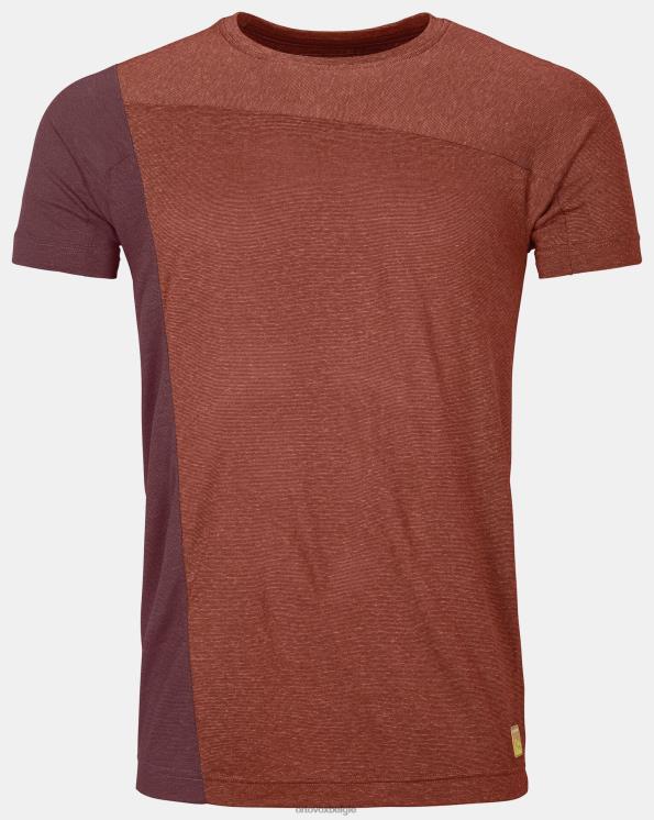 Heren klei-sinaasappelmengsel 170 coole verticale ts ORTOVOX kleding LX0XF699