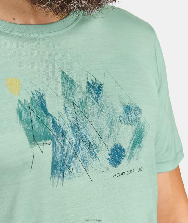 Heren niet geverfd 140 coole mtn-speeltuin ts ORTOVOX kleding LX0XF397