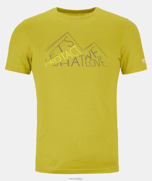 Heren vuil madeliefje 185 merinobescherming ts ORTOVOX kleding LX0XF193