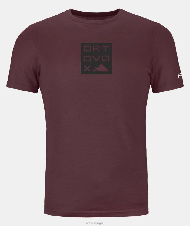 Heren wijn proeven 185 merino vierkante ts ORTOVOX kleding LX0XF379