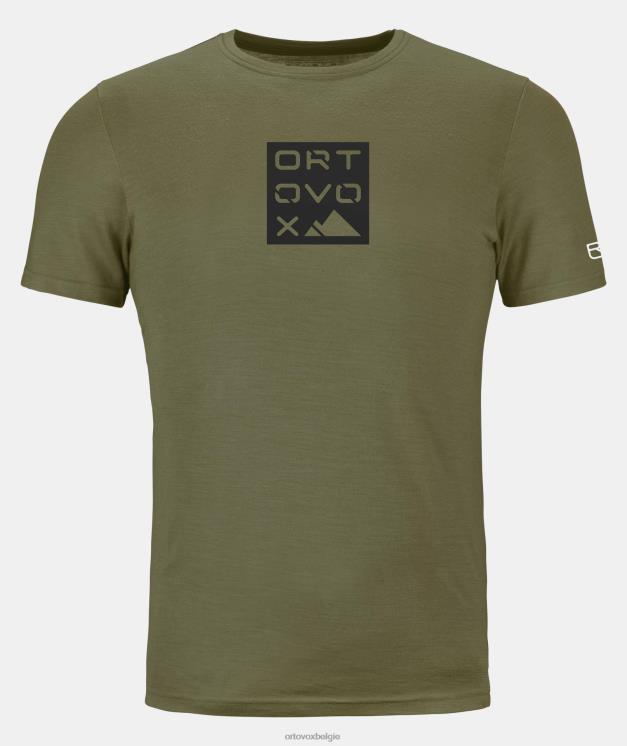 Heren wilde kruiden 185 merino vierkante ts ORTOVOX kleding LX0XF377