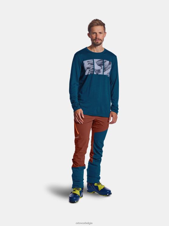 Heren zwarte raaf 185 merinovorm foto ls ORTOVOX kleding LX0XF688