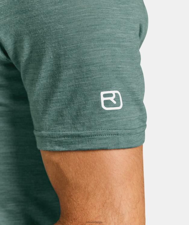 Heren zwarte ravenmix 120 cool tec clean ts ORTOVOX kleding LX0XF703