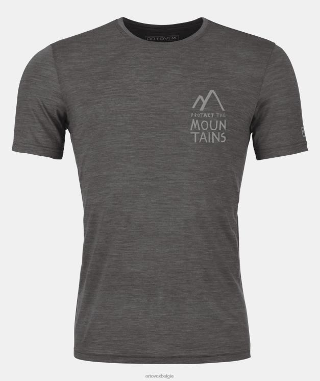 Heren zwarte ravenmix 120 coole tec mtn duo ts ORTOVOX kleding LX0XF651