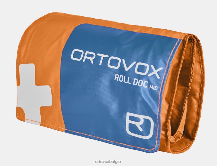 unisex schokkend oranje EHBO-roldocument midden ORTOVOX apparatuur LX0XF1539