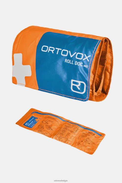 unisex schokkend oranje EHBO-roldocument midden ORTOVOX apparatuur LX0XF1539