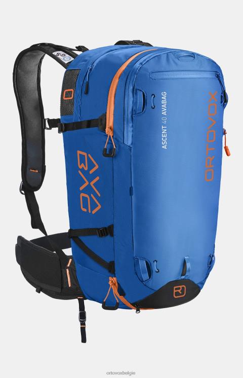 unisex veiligheid blauw ascent 40 avabag zonder avabag-unit ORTOVOX Tassen LX0XF1517