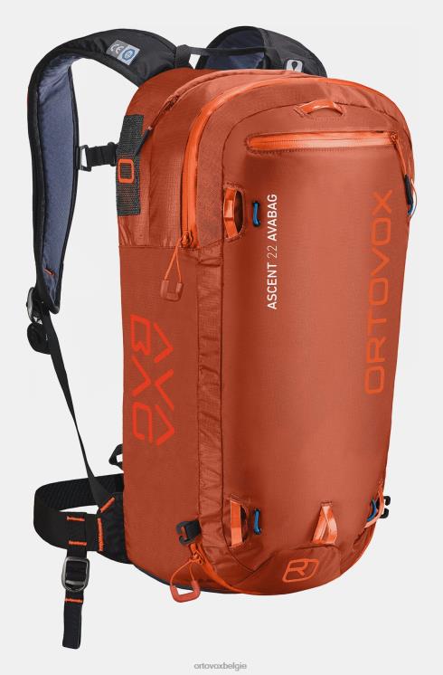 unisex woestijn oranje ascent 22 avabag zonder avabag-unit ORTOVOX Tassen LX0XF1519