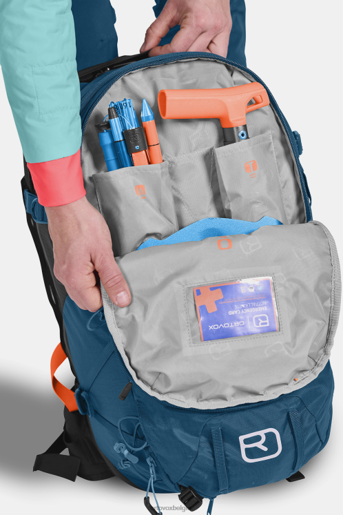 unisex benzine blauw avabag litric tour 28s ritssluiting ORTOVOX Tassen LX0XF1394