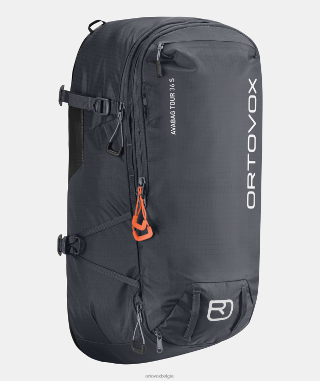 unisex zwart staal avabag litric tour 36s ritssluiting ORTOVOX Tassen LX0XF1448