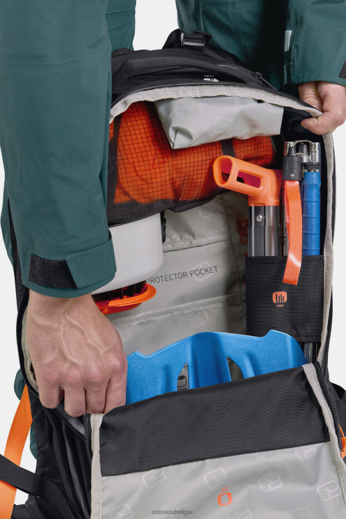 unisex zwarte raaf avabag litric freeride 18 ORTOVOX Tassen LX0XF1313