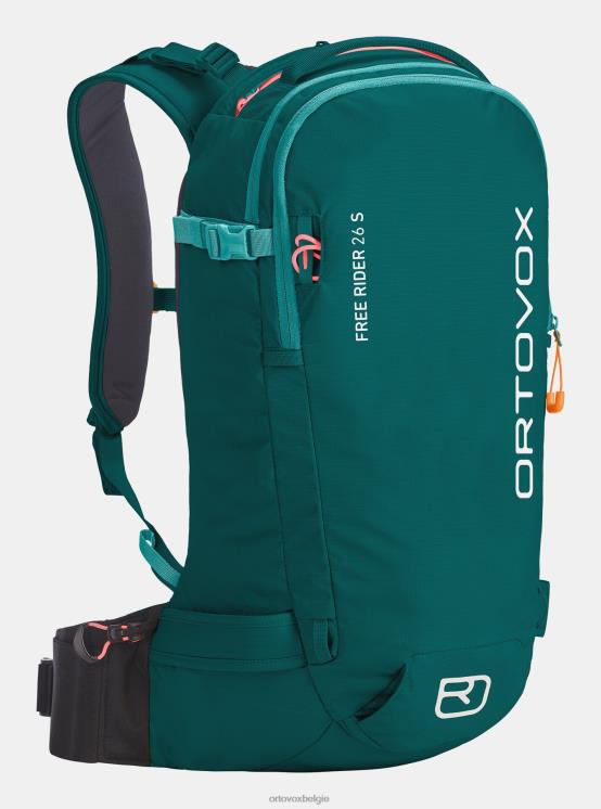 unisex Pacifisch groen free rider 26 s ORTOVOX Tassen LX0XF1337