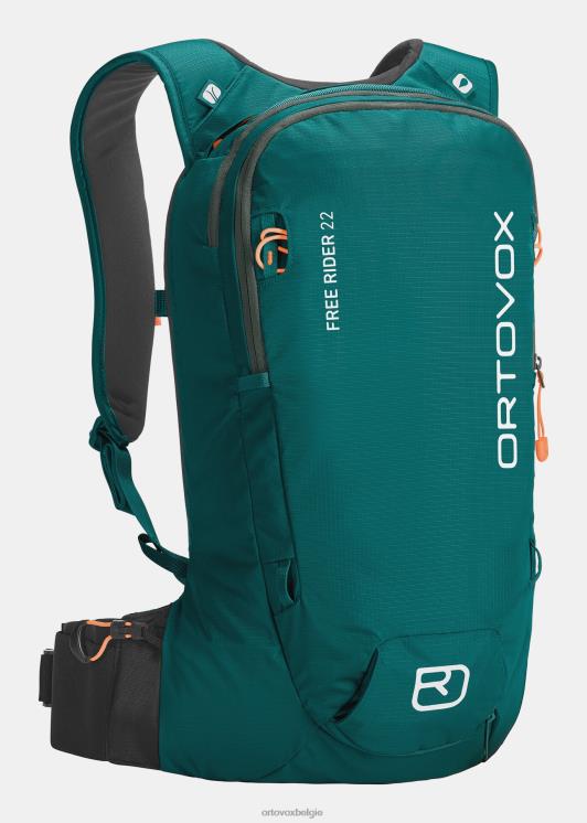 unisex Pacifisch groen vrijrijder 22 ORTOVOX Tassen LX0XF1371