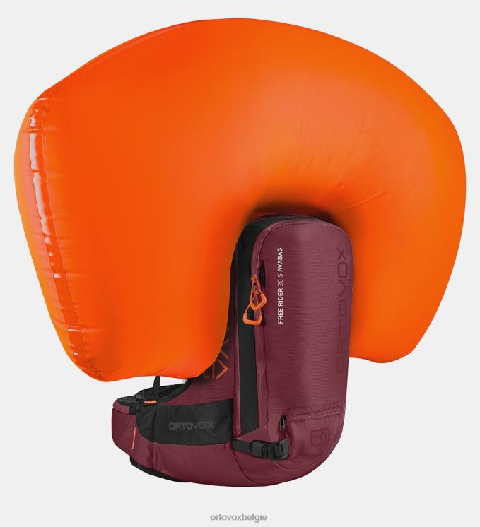 unisex donker bloed free rider 20s avabag ORTOVOX Tassen LX0XF1466