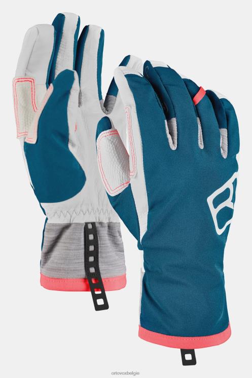 vrouwen benzine blauw tour handschoen ORTOVOX accessoires LX0XF1104