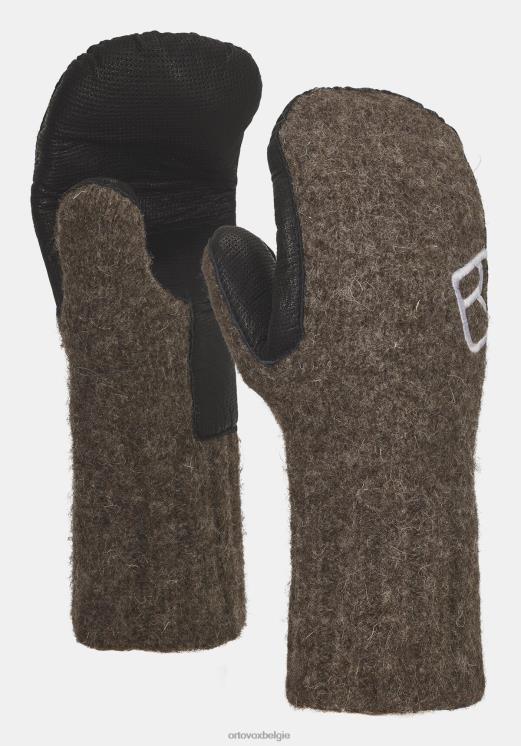 vrouwen zwart schaap Zwitsers klassiek wantleer ORTOVOX accessoires LX0XF631