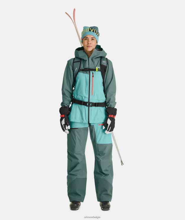 vrouwen zwarte raaf Merino freeride 3-vingerhandschoen ORTOVOX accessoires LX0XF1137