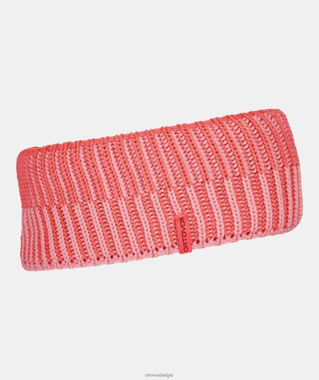vrouwen koraal diepgebreide hoofdband ORTOVOX accessoires LX0XF406